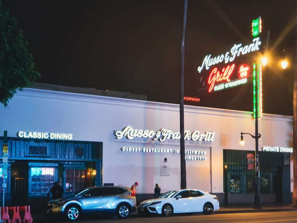 Los Angeles del cinema: Musso & Frank Grill